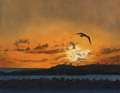 Evening on Highborne Cay